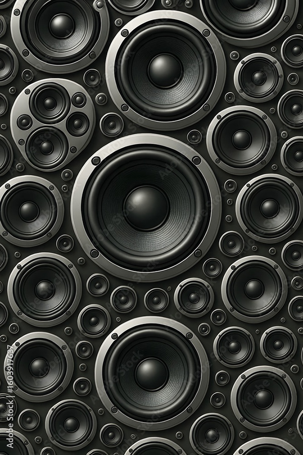 Speakers Music Audio Subwoofers — Adobe Stock 1603917637