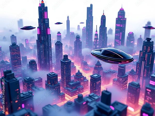 Ufo - Spaceship - Flying Saucers — Adobe Stock 1126165837