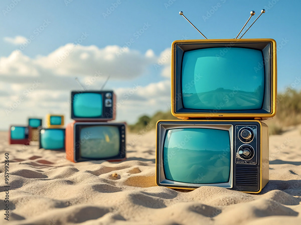 Television TV Collection — Adobe Stock 957992660