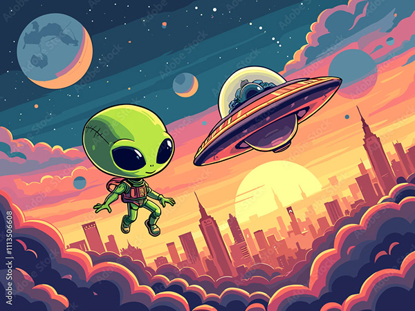 Aliens — Adobe Stock 1113506608