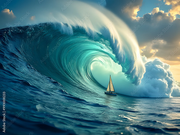Ocean Waves Collection — Adobe Stock 993008233