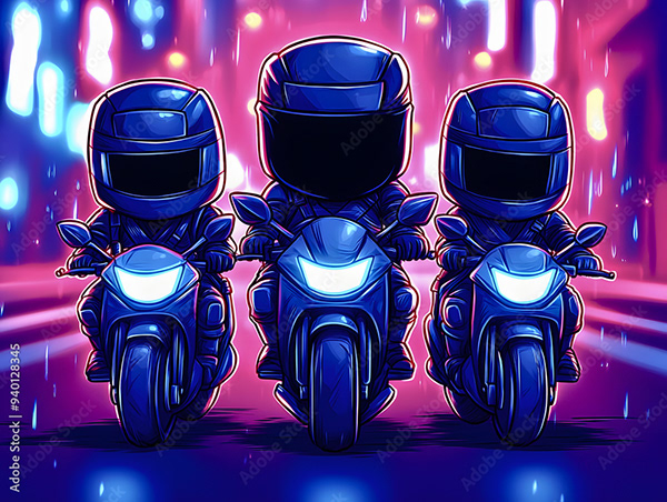 Motorcycles Collection — Adobe Stock 940128345
