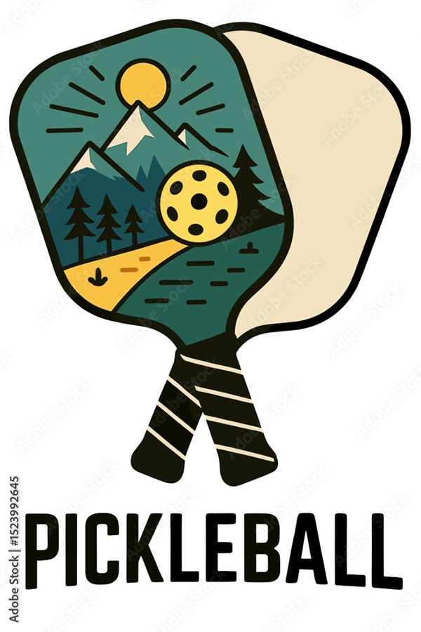 Pickleball Collection — Adobe Stock 1523992645