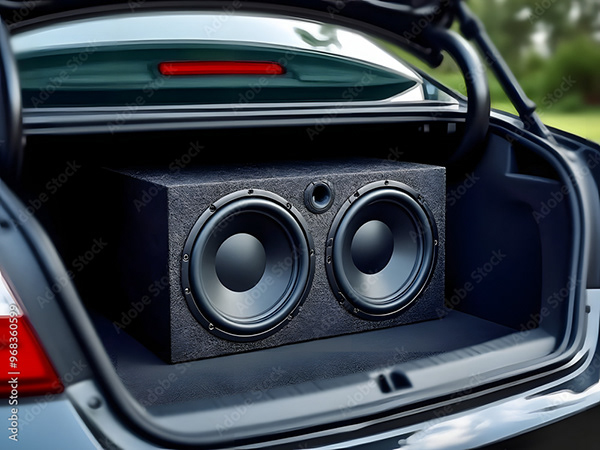 Speakers Music Audio Subwoofers — Adobe Stock 968360599
