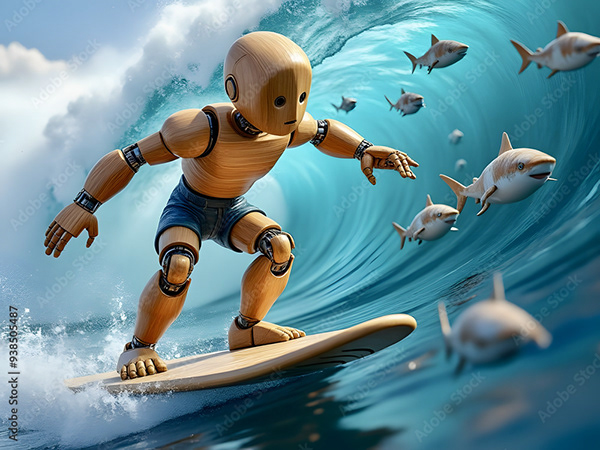 Surfing — Adobe Stock 938505487