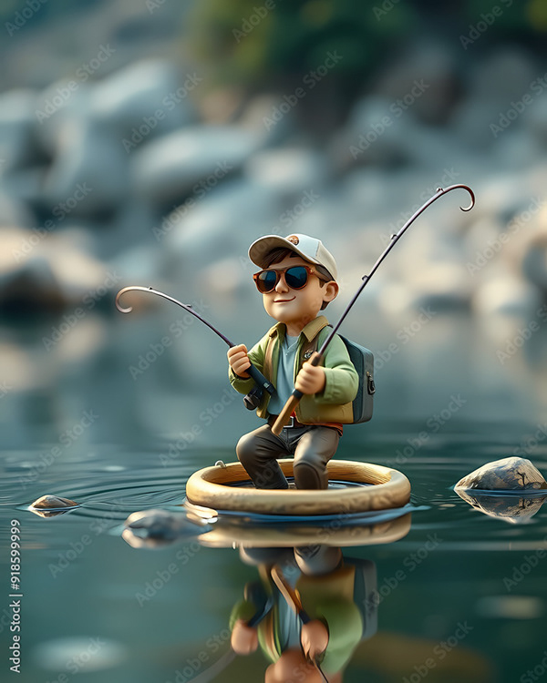 Fishing - Fishermen — Adobe Stock 918599999
