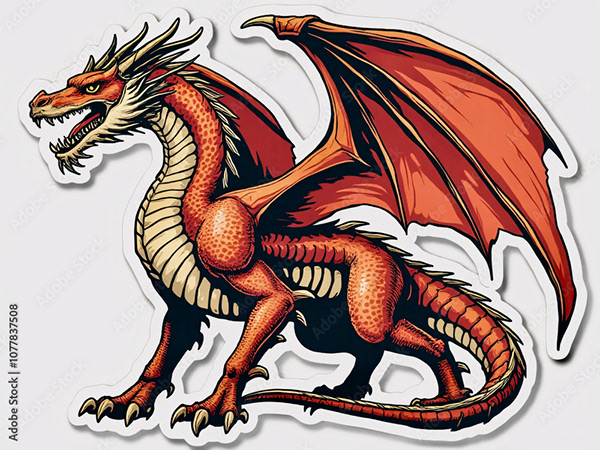 Dragons Collection — Adobe Stock 1077837508