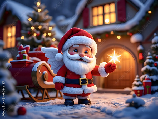 Santas — Adobe Stock 992446187