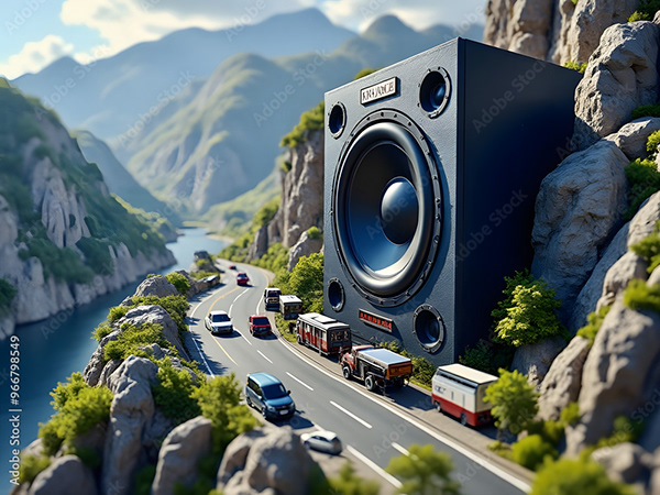 Speakers Music Audio Subwoofers — Adobe Stock 966798549