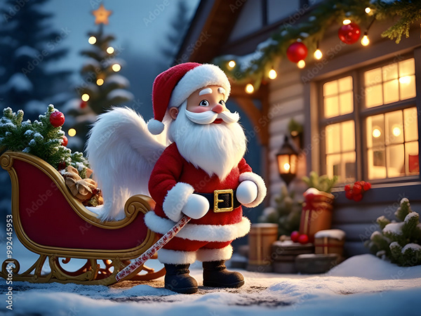 Christmas - Santas - Elves — Adobe Stock 992445953