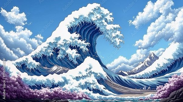 Ocean Waves Collection — Adobe Stock 1140061571