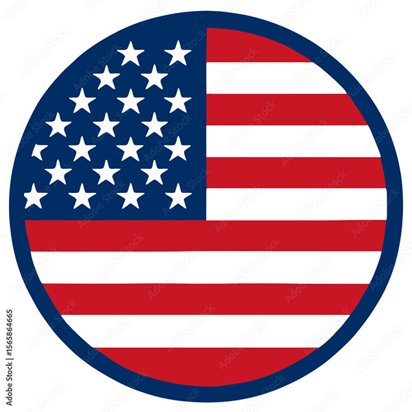 USA Red White Blue Collection — Adobe Stock 1565864665