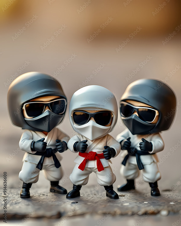 Ninjas — Adobe Stock 914636600