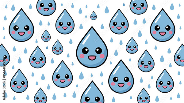 Raindrops Collection — Adobe Stock 1514484920