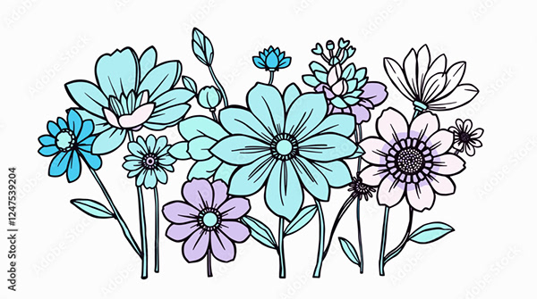 Floral - Flowers — Adobe Stock 1247539204