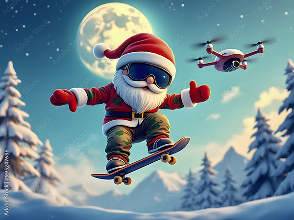 Santas — Adobe Stock 995247686