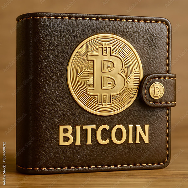 Bitcoin Coin Art Cryptocurrency — Adobe Stock 1384690712