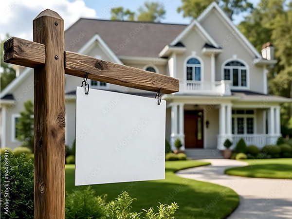 Real Estate Signs — Adobe Stock 944789912
