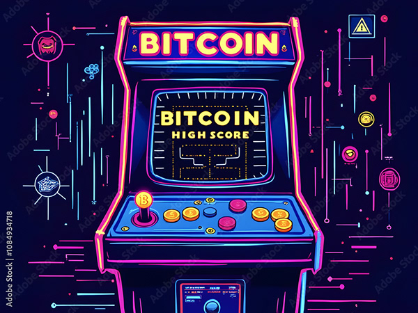 Bitcoin Coin Art Cryptocurrency — Adobe Stock 1084934718