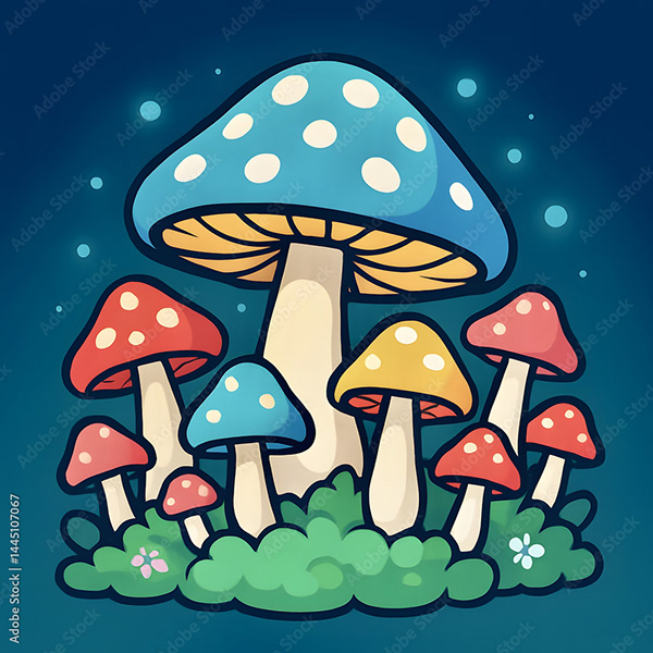 Mushroom Collection — Adobe Stock 1445107067