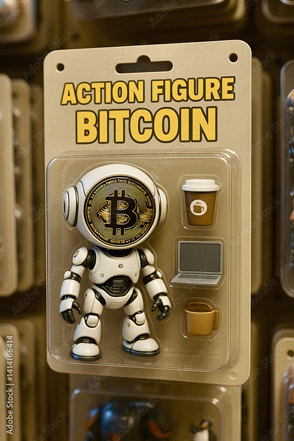 Bitcoin Coin Art Cryptocurrency — Adobe Stock 1414166414