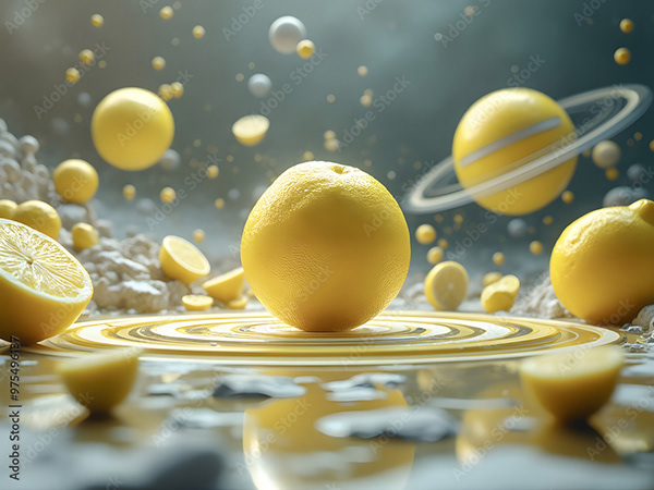 Lemon Lime Characters — Adobe Stock 975496137