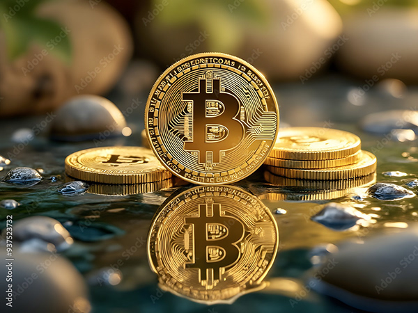 Bitcoin Coin Art Cryptocurrency — Adobe Stock 937523732