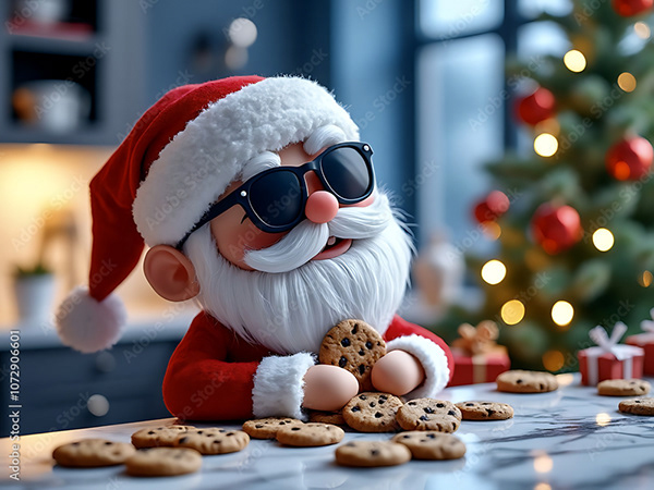 Santas — Adobe Stock 1072906601