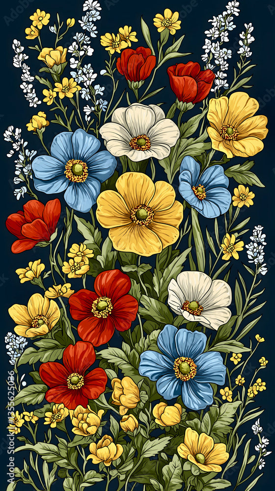Floral - Flowers — Adobe Stock 1355625036
