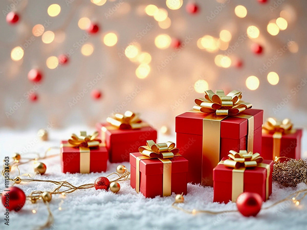 Wrapped Presents Collection — Adobe Stock 1113032403