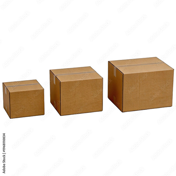 Box Package Delivery Collection — Adobe Stock 1968110834