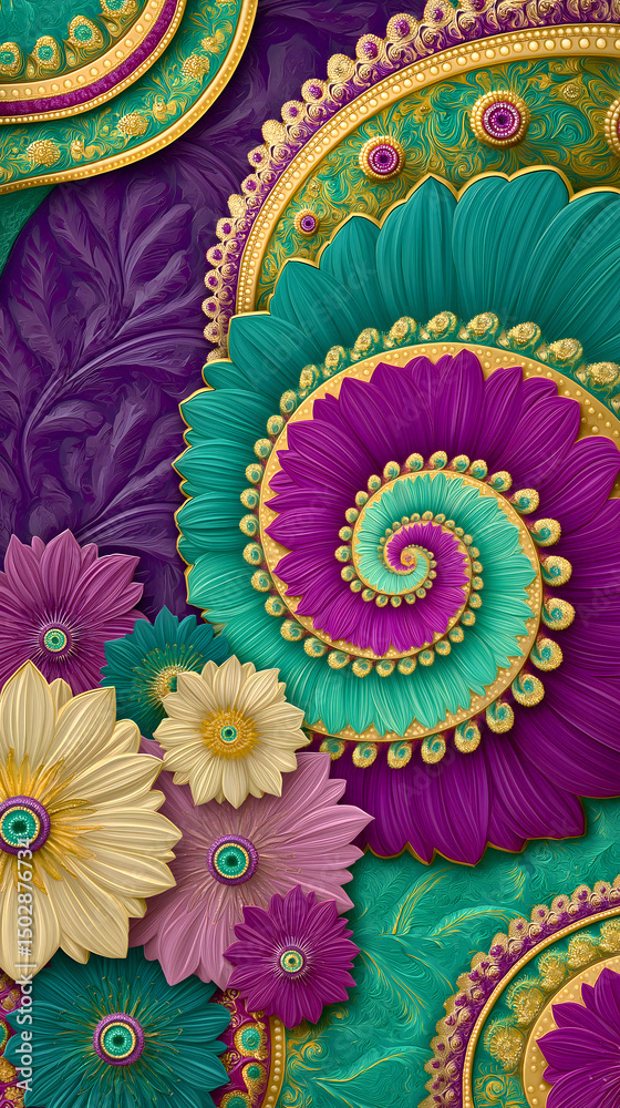 Floral - Flowers — Adobe Stock 1502876734