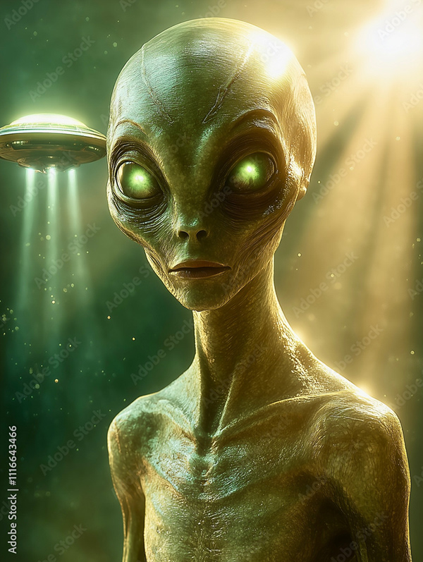 Ufo - Spaceship - Flying Saucers — Adobe Stock 1116643466