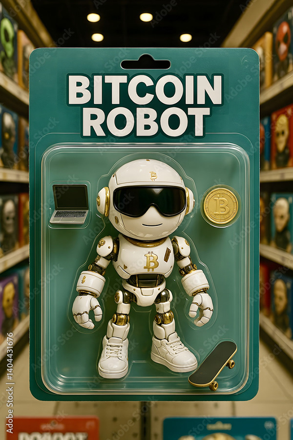 Bitcoin Coin Art Cryptocurrency — Adobe Stock 1404431676