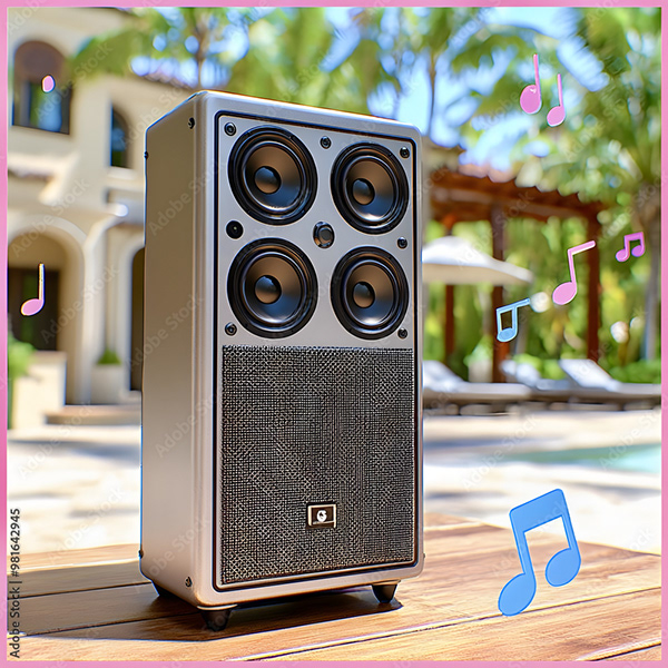 Speakers Music Audio Subwoofers — Adobe Stock 981642945