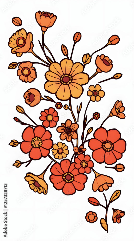 Floral - Flowers — Adobe Stock 1257328713