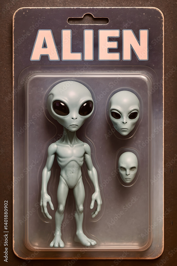 Toys In Packaging Blister Pack — Adobe Stock 1401880902