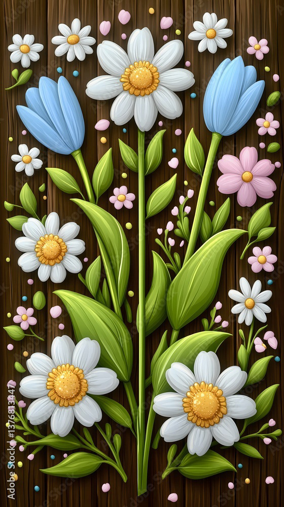 Floral - Flowers — Adobe Stock 1376813447