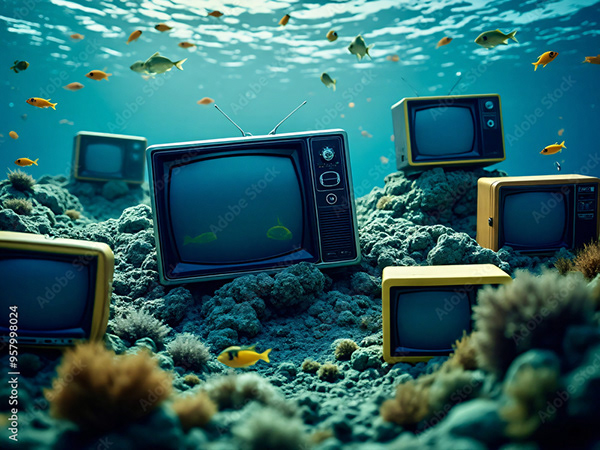 Television TV Collection — Adobe Stock 957998024