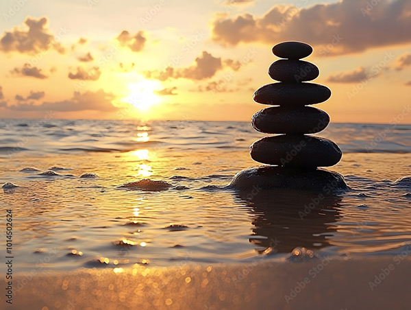 Zen - Relaxation - Meditative — Adobe Stock 1014502624