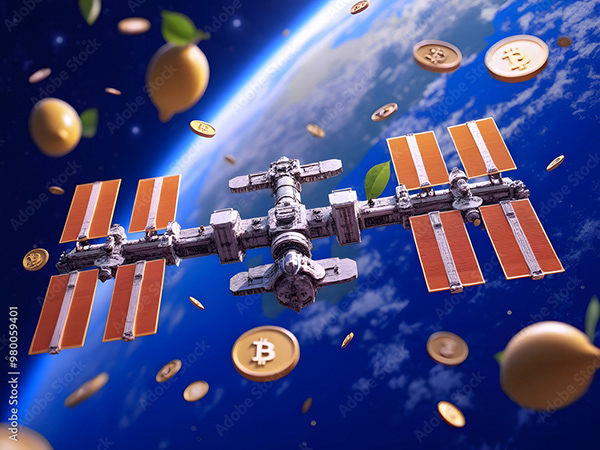 Bitcoin Coin Art Cryptocurrency — Adobe Stock 980059401