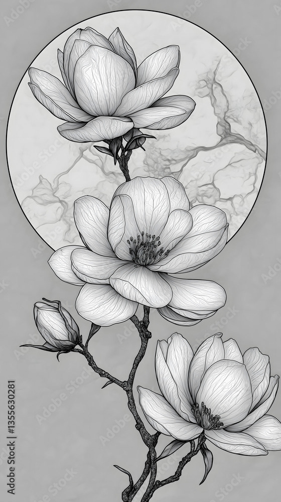 Floral - Flowers — Adobe Stock 1355630281