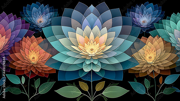 Floral - Flowers — Adobe Stock 1445129848