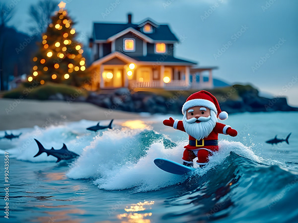 Christmas - Santas - Elves — Adobe Stock 992435567