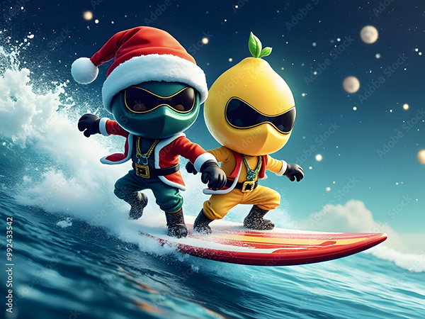Christmas - Santas - Elves — Adobe Stock 992433542