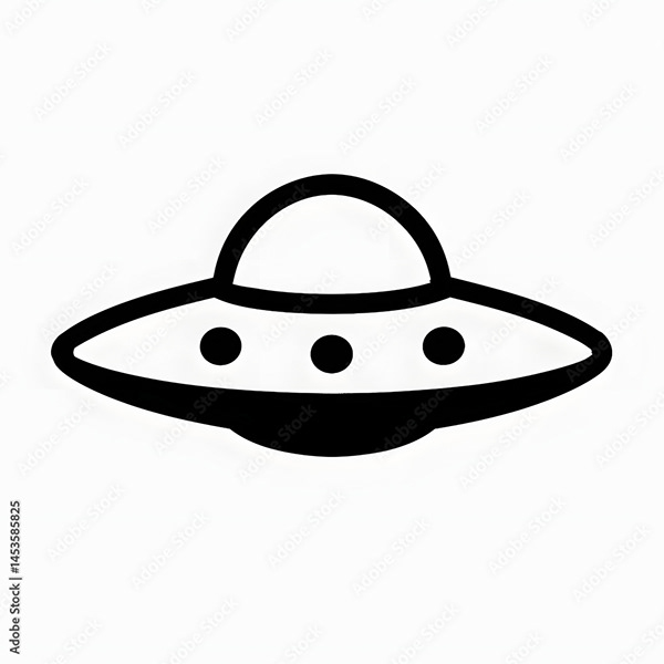 Ufo - Spaceship - Flying Saucers — Adobe Stock 1453585825
