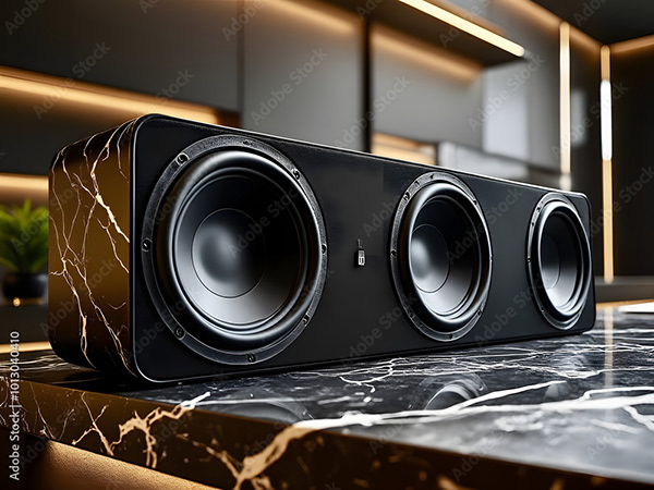 Speakers Music Audio Subwoofers — Adobe Stock 1013040410