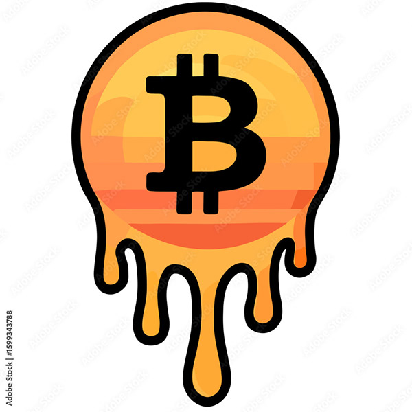 Bitcoin Coin Art Cryptocurrency — Adobe Stock 1599343788
