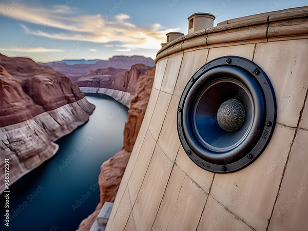 Speakers Music Audio Subwoofers — Adobe Stock 968372391