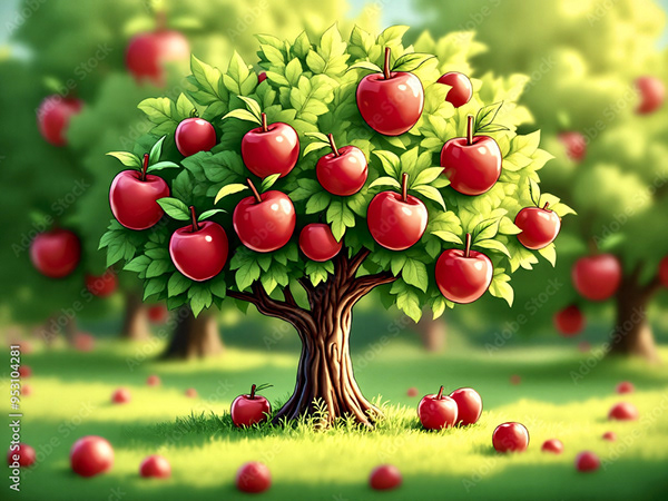 Apples - Apple Juice — Adobe Stock 953104281
